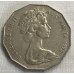 AUSTRALIA 1970 . FIFTY 50 CENTS COIN . CAPTAIN COOK